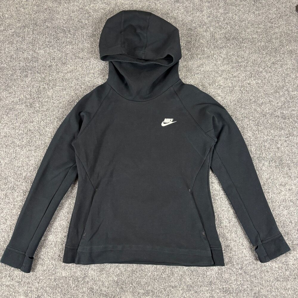 Nike Girl's Sportswear Club Tech Hoodie XL Black